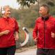 two adults on a light jog
