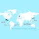 map of the world highlighting the best countries for stem cell therapy